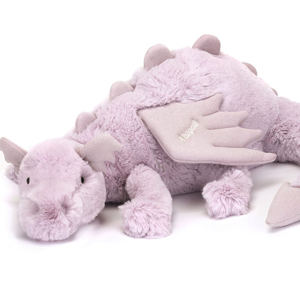 Personalized Lavender Dragon Huge