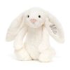 Personalised Bashful Cream Bunny Medium