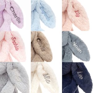 Personalised Bashful Sunshine Bunny Medium