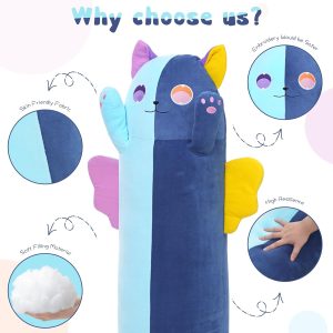 Big Cat Splicing Long Throw Pillow. 42 Inches