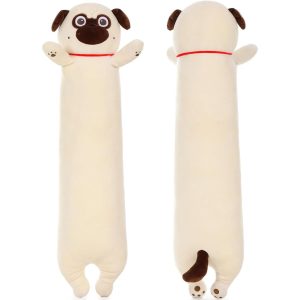 Bulldog Long Throw Pillow. 43.3 Inches