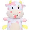 Dairy Cattle Plush Long Throw Pillow. 43 Inches
