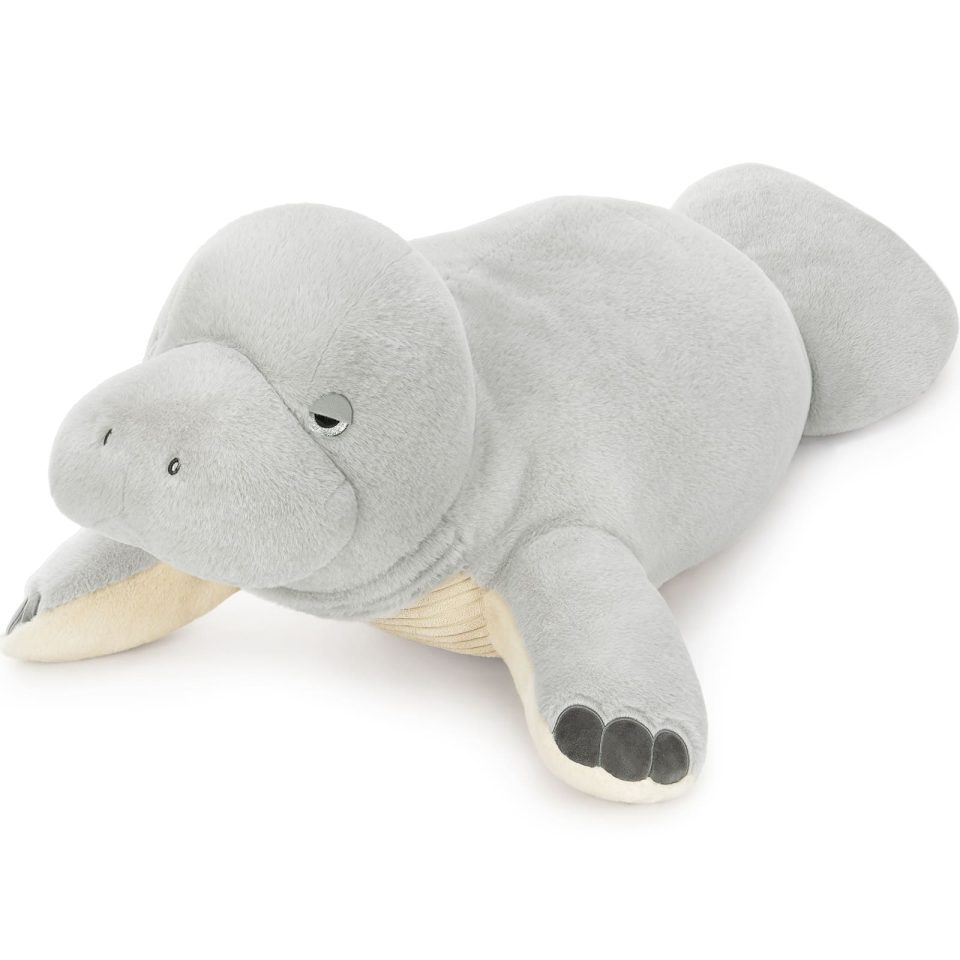 Manatee Stuffed Animals Sea Cow Plush Toys. Grey. 47 Inches