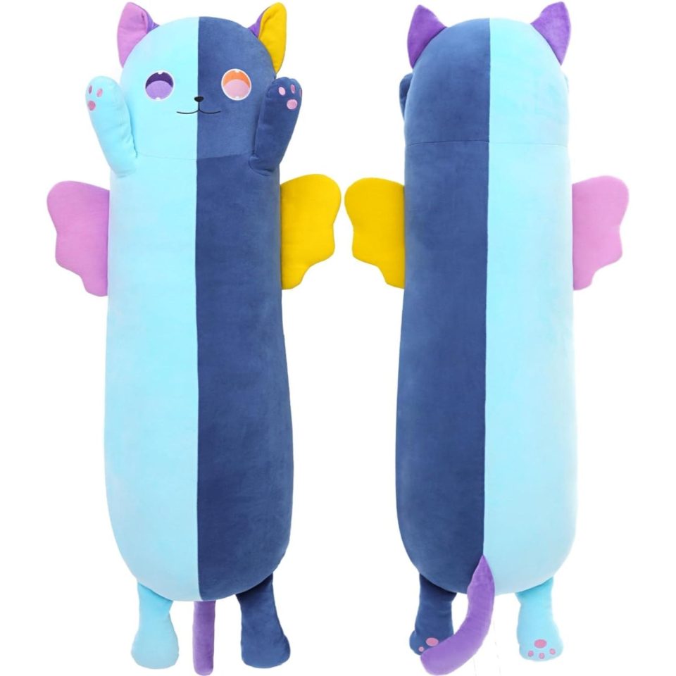 Big Cat Splicing Long Throw Pillow. 42 Inches