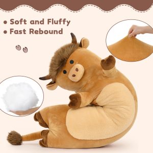 Highland Cattle Stuffed Animals Highland Cow Throw Pillow. 43 Inches