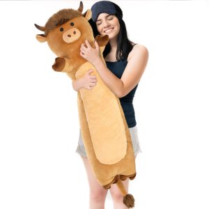 Highland Cattle Stuffed Animals Highland Cow Throw Pillow. 43 Inches