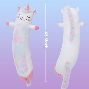 Unicorn Long Throw Pillow. 43 Inches