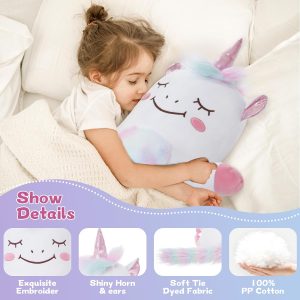 Unicorn Long Throw Pillow. 43 Inches